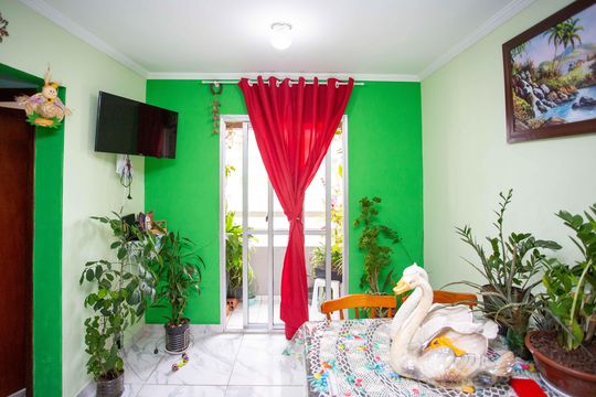 Sala de apartamento à venda com 2 quartos, 52m² em Centro, Diadema