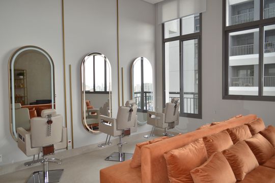 Área comum de kitnet/studio para alugar com 1 quarto, 28m² em Paraíso, São Paulo