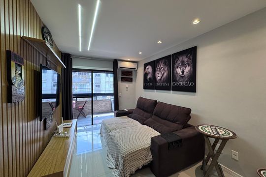 Sala de apartamento à venda com 2 quartos, 72m² em Recreio dos Bandeirantes, Rio de Janeiro