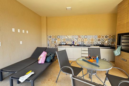 Varanda de casa de condomínio para alugar com 4 quartos, 1000m² em Várzea, Lagoa Santa