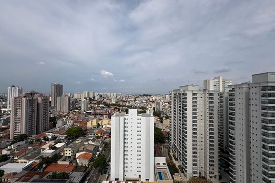 Vista da varanda de apartamento à venda com 3 quartos, 93m² em Campestre, Santo André
