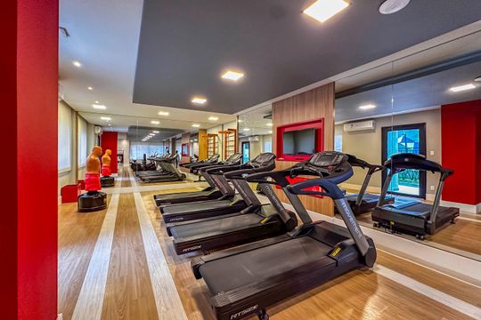 Área comum - Academia de apartamento à venda com 3 quartos, 93m² em Campestre, Santo André