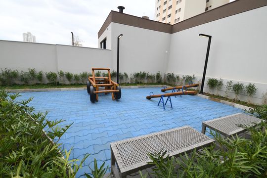 Área comum - Playground de kitnet/studio à venda com 1 quarto, 46m² em Centro, Campinas