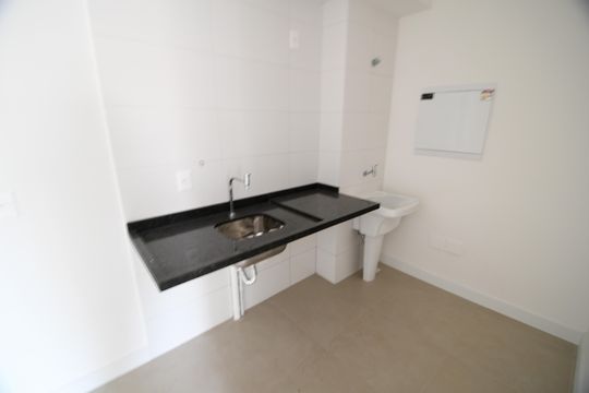 Cozinha de kitnet/studio à venda com 1 quarto, 46m² em Centro, Campinas