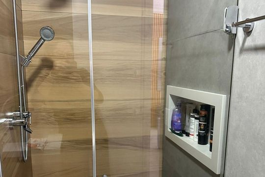 Banheiro Social de apartamento à venda com 2 quartos, 55m² em Aricanduva, São Paulo
