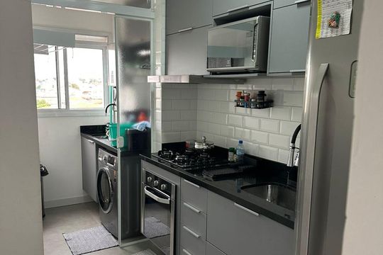 Cozinha de apartamento à venda com 2 quartos, 55m² em Aricanduva, São Paulo