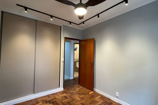 Sala de apartamento para alugar com 1 quarto, 50m² em Bosque, Campinas