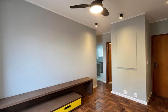 Sala de apartamento para alugar com 1 quarto, 50m² em Bosque, Campinas