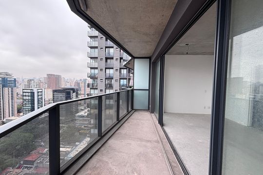 Varanda Studio de kitnet/studio à venda com 1 quarto, 42m² em Vila Olímpia, São Paulo