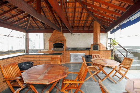 Área Comum - Churrasqueira de apartamento para alugar com 3 quartos, 127m² em Vila Mariana, São Paulo