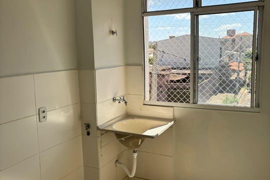 Cozinha e Área de Serviço de apartamento para alugar com 2 quartos, 42m² em Quintino Facci Ii, Ribeirão Preto