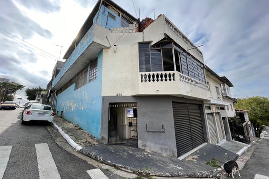 Fachada+Placa de casa à venda com 7 quartos, 200m² em Vila Progresso (zona Leste), São Paulo