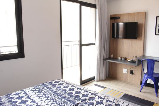 Studio de kitnet/studio para alugar com 1 quarto, 25m² em Santa Ifigênia, São Paulo