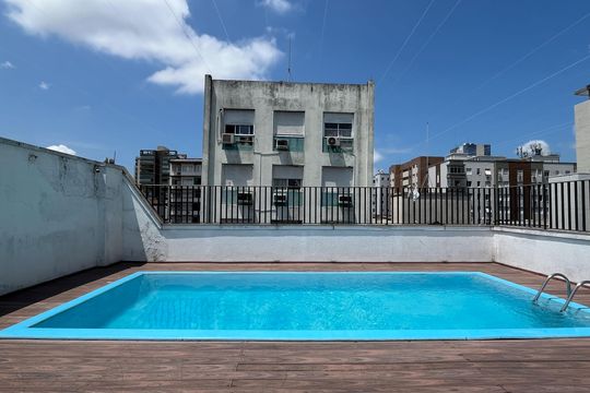 Área comum de apartamento para alugar com 3 quartos, 263m² em Ponta da Praia, Santos
