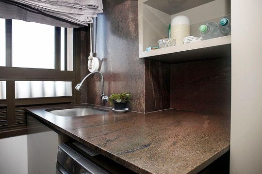 Cozinha + Área de Serviço de apartamento à venda com 3 quartos, 110m² em Menino Deus, Porto Alegre