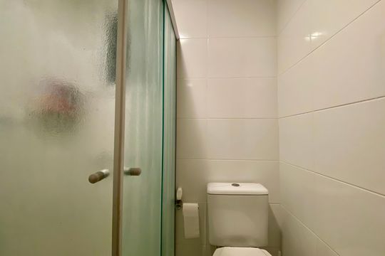 Banheiro Social de apartamento para alugar com 2 quartos, 82m² em Aviação, Praia Grande