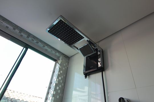 Banheiro da Suite de apartamento à venda com 3 quartos, 95m² em Castelo, Belo Horizonte