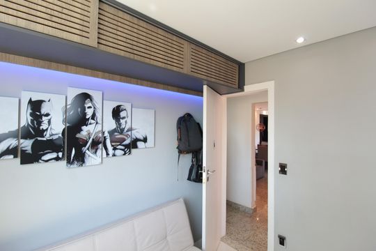 Quarto 2 de apartamento à venda com 3 quartos, 95m² em Castelo, Belo Horizonte