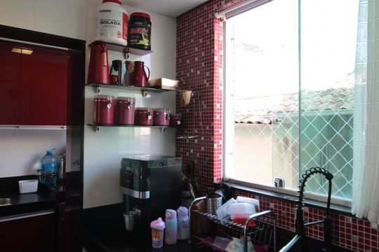 Cozinha e Área de Serviço de apartamento à venda com 3 quartos, 95m² em Castelo, Belo Horizonte