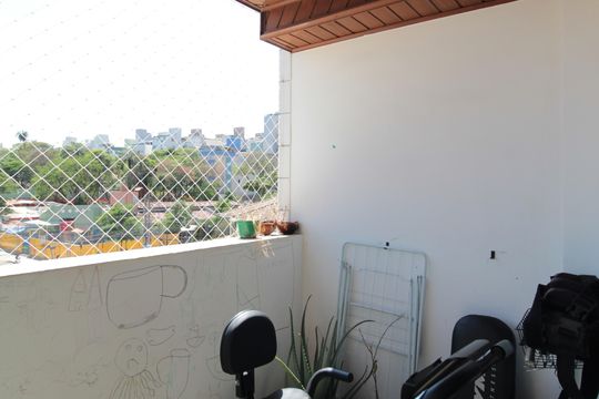 Varanda da Sala de apartamento à venda com 3 quartos, 95m² em Castelo, Belo Horizonte