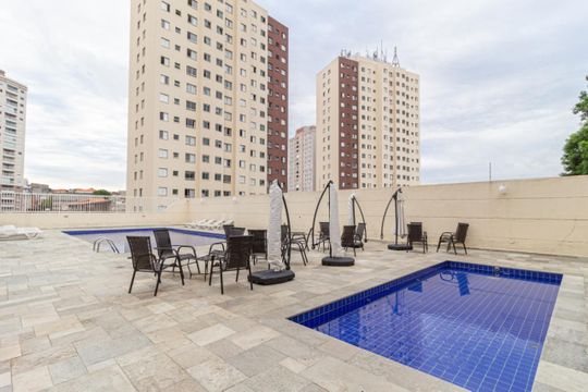 Área comum - Piscina de apartamento para alugar com 2 quartos, 55m² em Jardim Roberto, Osasco