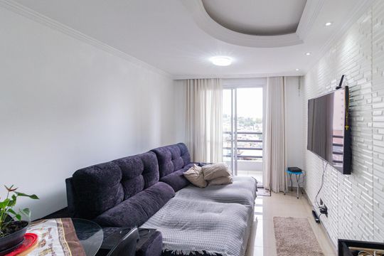 Sala de apartamento para alugar com 2 quartos, 55m² em Jardim Roberto, Osasco