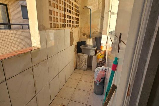 Área de Serviço de apartamento para alugar com 1 quarto, 55m² em Guilhermina, Praia Grande