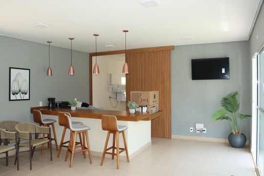 Área comum de apartamento para alugar com 2 quartos, 45m² em Granja Viana, Cotia