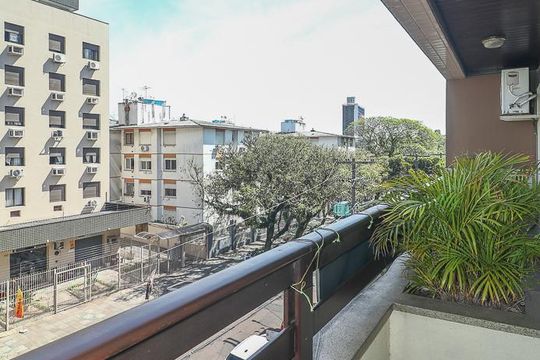 Varanda da Sala de apartamento à venda com 3 quartos, 205m² em Cristo Redentor, Porto Alegre