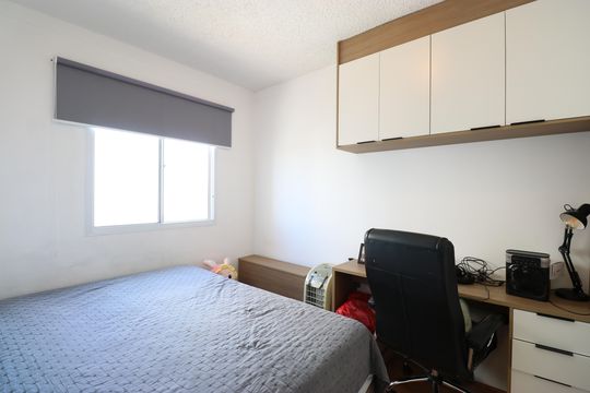 Quarto de apartamento à venda com 1 quarto, 28m² em Barra Funda, São Paulo