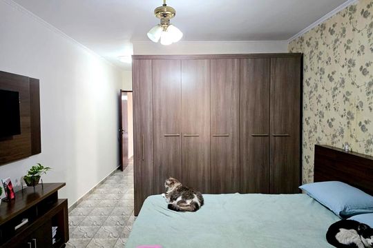Suíte 01 de casa para alugar com 3 quartos, 220m² em Jardim Santa Clara, Guarulhos