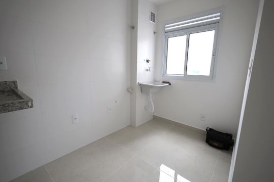 Área de Serviço de apartamento à venda com 2 quartos, 69m² em Parque das Nações, Santo André