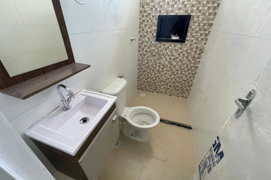 Banheiro Social de apartamento para alugar com 2 quartos, 100m² em Vila Santa Cruz, Duque de Caxias