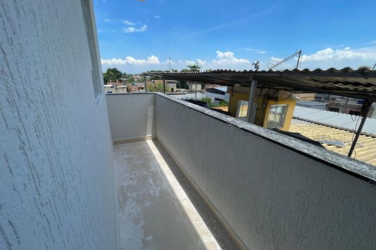 Varanda Sala/Cozinha de apartamento para alugar com 1 quarto, 135m² em Vila Santa Cruz, Duque de Caxias