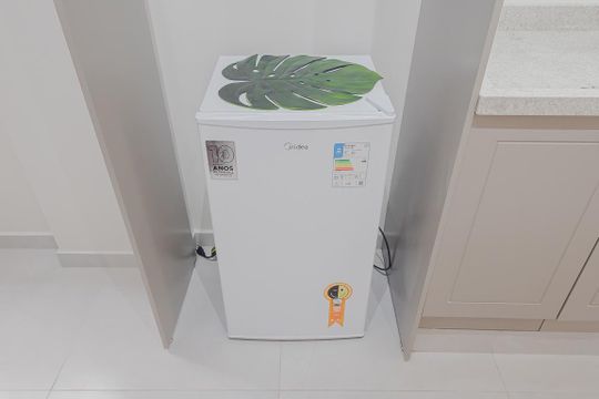 Cozinha de kitnet/studio para alugar com 1 quarto, 32m² em Jardim Paulista, São Paulo
