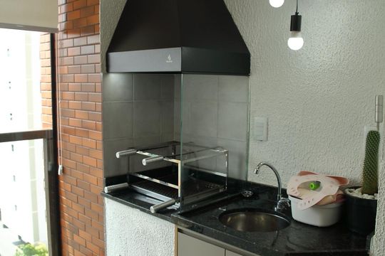 Varanda de apartamento à venda com 2 quartos, 55m² em Baeta Neves, São Bernardo do Campo