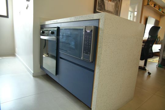 Cozinha de apartamento à venda com 2 quartos, 55m² em Baeta Neves, São Bernardo do Campo
