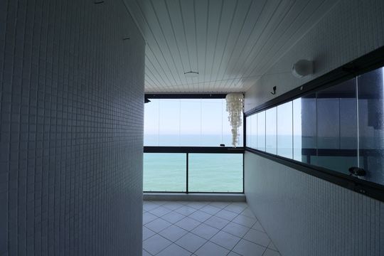 Varanda da  Suíte de apartamento para alugar com 4 quartos, 190m² em Morro do Maluf, Guarujá