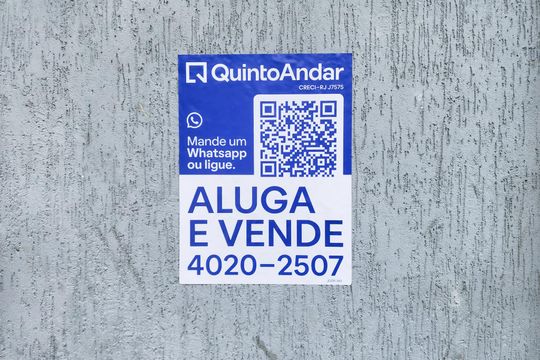 Placa de apartamento à venda com 2 quartos, 100m² em Humaitá, Rio de Janeiro