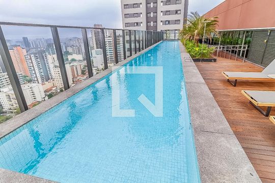 Área comum - Piscina de kitnet/studio à venda com 1 quarto, 26m² em Pompeia, São Paulo