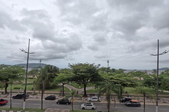 Sala de apartamento para alugar com 3 quartos, 148m² em José Menino, Santos