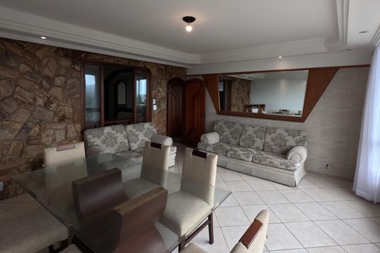 Sala de apartamento para alugar com 3 quartos, 148m² em José Menino, Santos