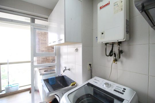 Área de serviço de apartamento à venda com 2 quartos, 78m² em Barra Olímpica, Rio de Janeiro