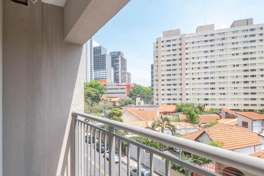 Sacada de kitnet/studio à venda com 1 quarto, 24m² em Santo Amaro, São Paulo
