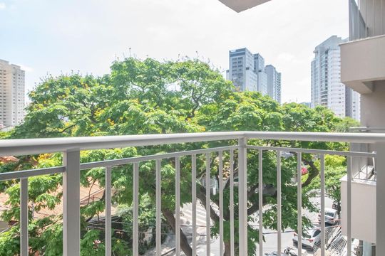 Sacada de kitnet/studio à venda com 1 quarto, 24m² em Santo Amaro, São Paulo