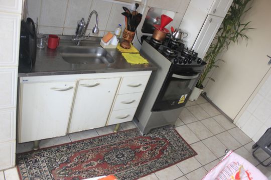 Cozinha  de apartamento à venda com 2 quartos, 71m² em Cidade Brasil, Guarulhos