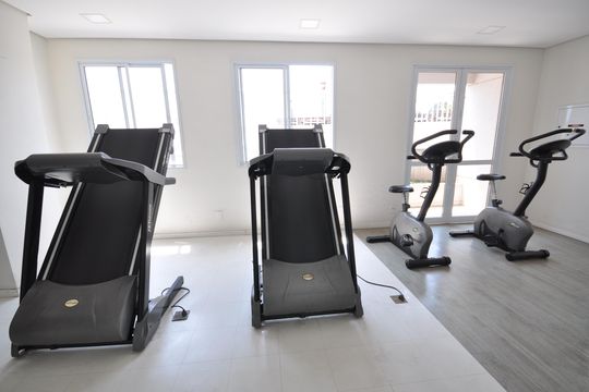 Área comum - Academia de apartamento à venda com 1 quarto, 43m² em Vila Gustavo, São Paulo