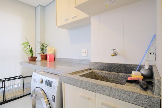 Área de Serviço de apartamento à venda com 3 quartos, 110m² em Cidade Mãe do Céu, São Paulo
