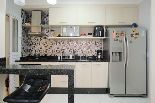 Cozinha de apartamento à venda com 3 quartos, 110m² em Cidade Mãe do Céu, São Paulo