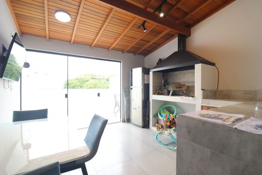 Espaço Gourmet de apartamento à venda com 2 quartos, 100m² em Vila Valparaíso, Santo André